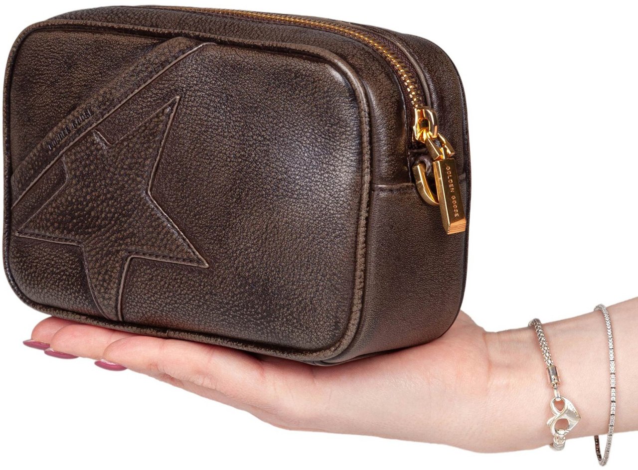 Golden Goose Golden goose mini star leather bag, brown Bruin
