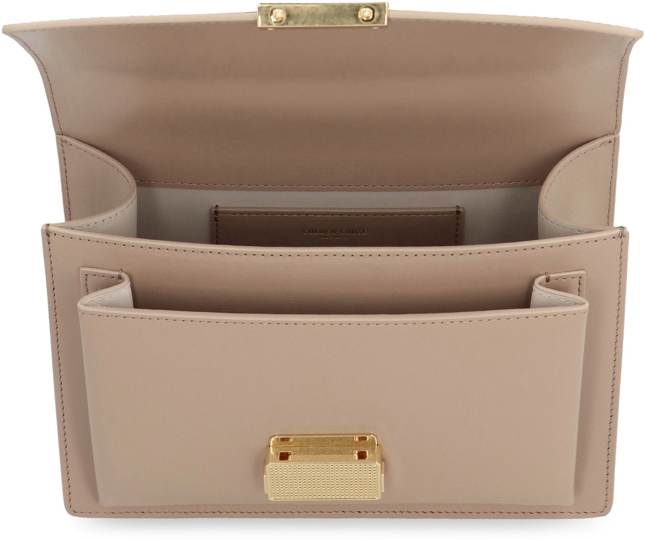 Golden Goose Venezia leather crossbody bag Beige