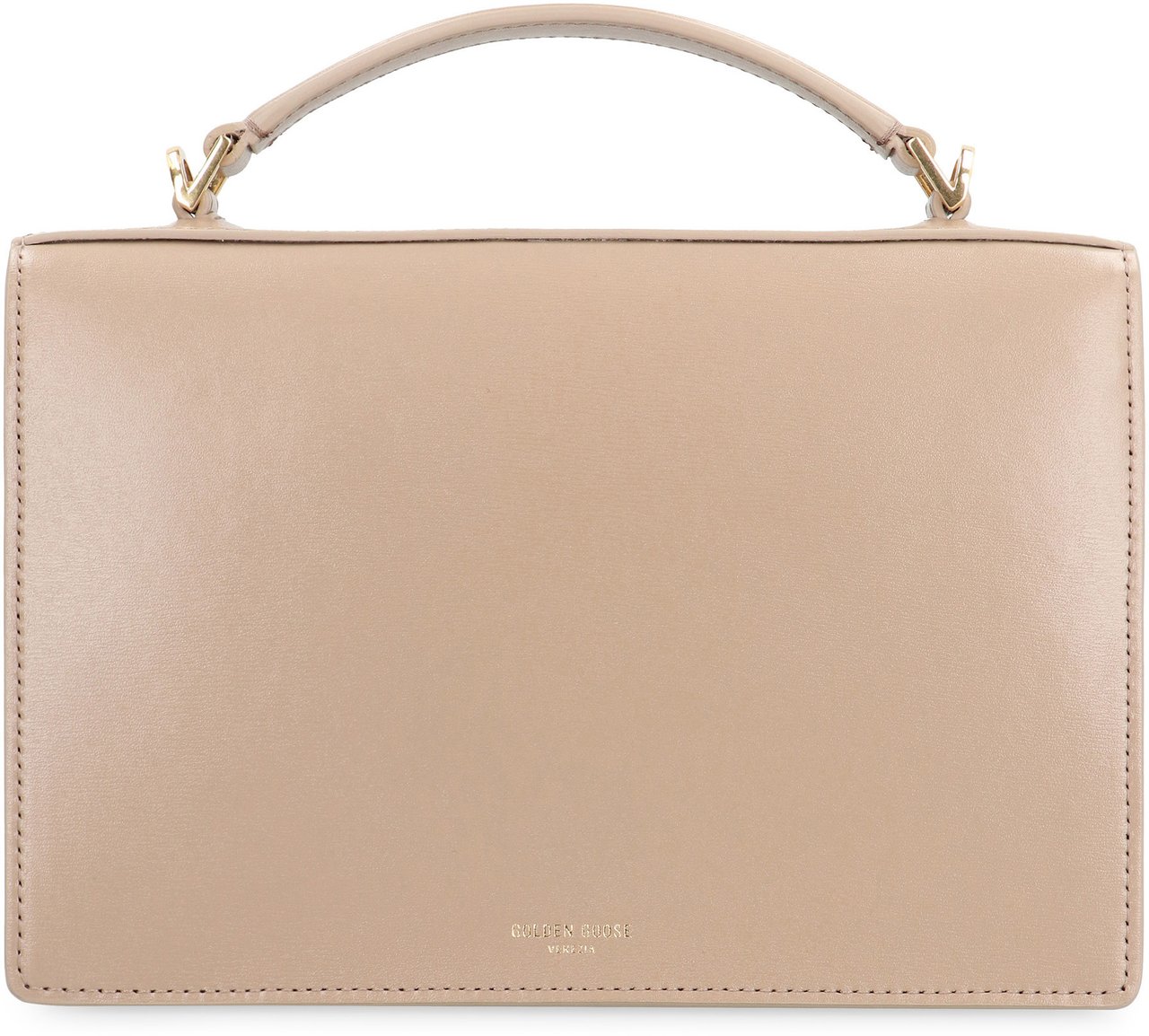 Golden Goose Venezia leather crossbody bag Beige