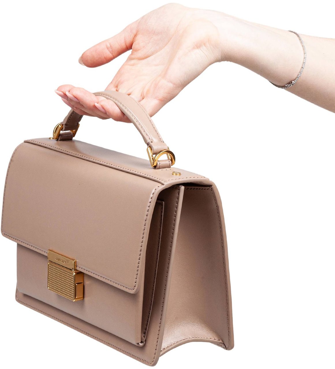 Golden Goose Golden goose venezia handbag in cappuccino color leather Bruin