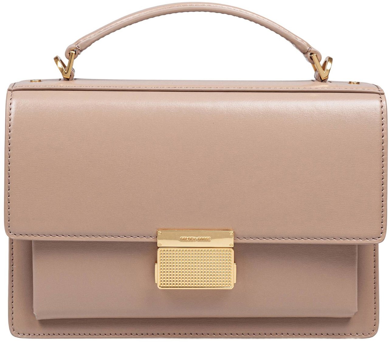 Golden Goose Golden goose venezia handbag in cappuccino color leather Bruin