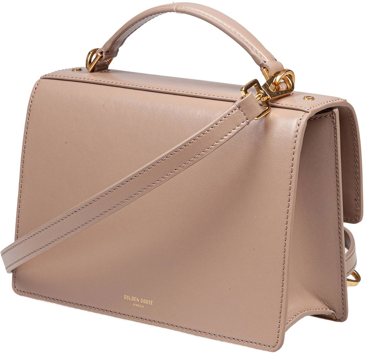 Golden Goose Golden goose venezia handbag in cappuccino color leather Bruin