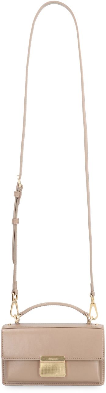 Golden Goose Venezia leather mini crossbody bag Beige