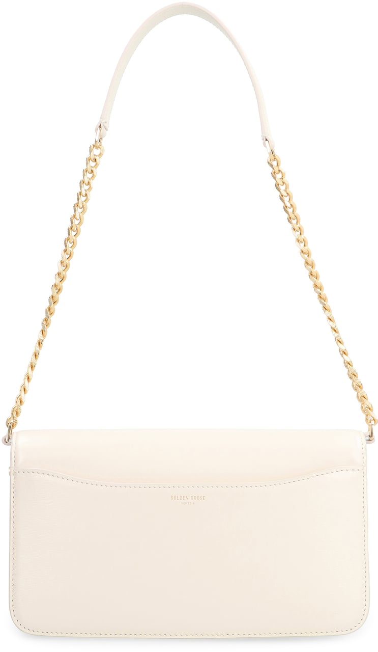 Golden Goose Gioia Bag leather crossbody bag Wit