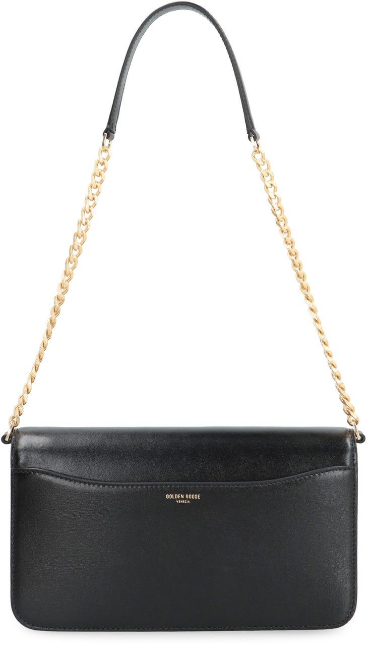 Golden Goose Gioia leather shoulder bag Zwart