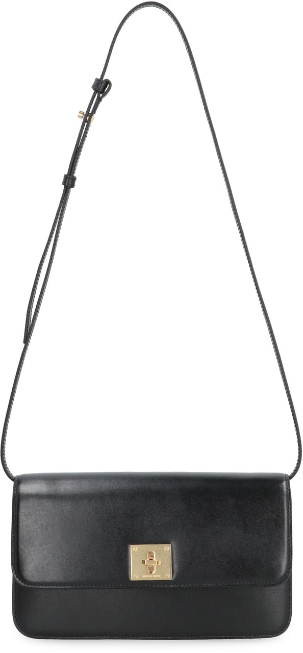 Golden Goose Gioia leather shoulder bag Zwart