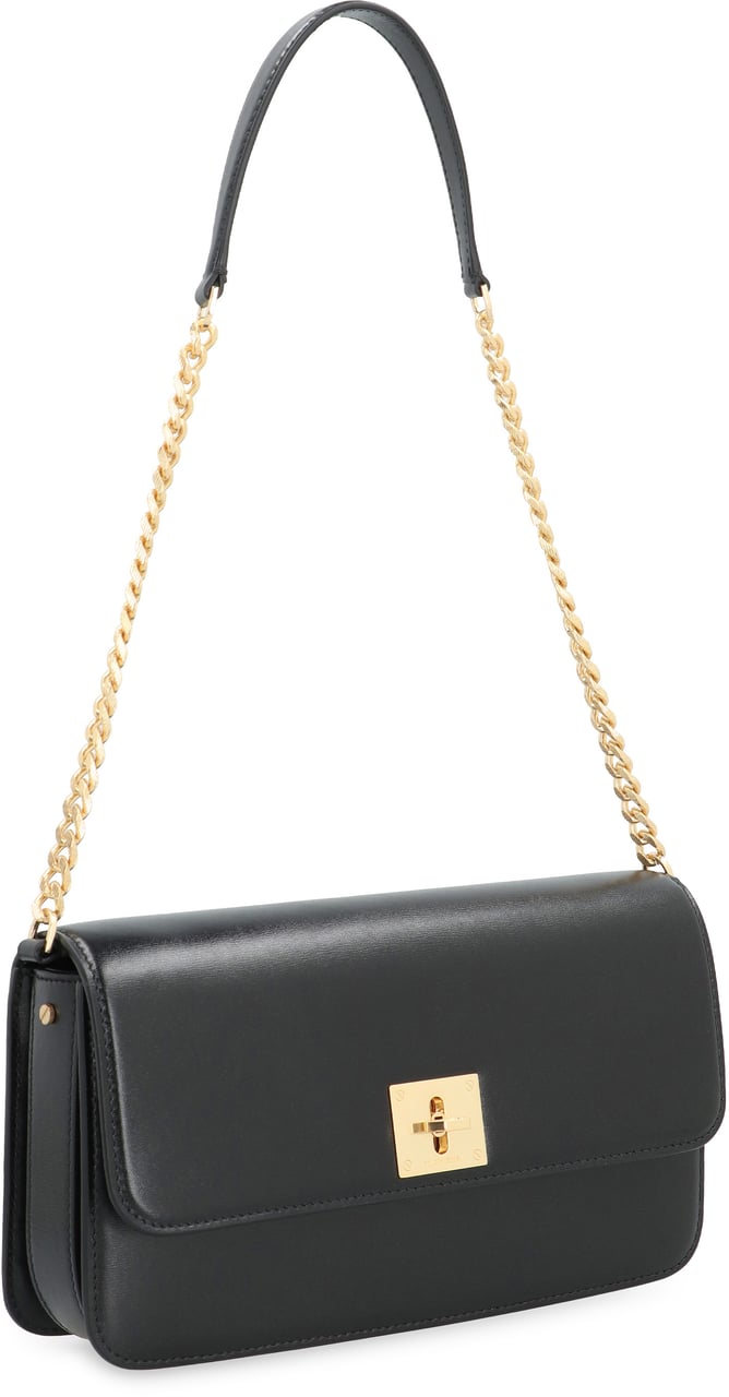 Golden Goose Gioia leather shoulder bag Zwart