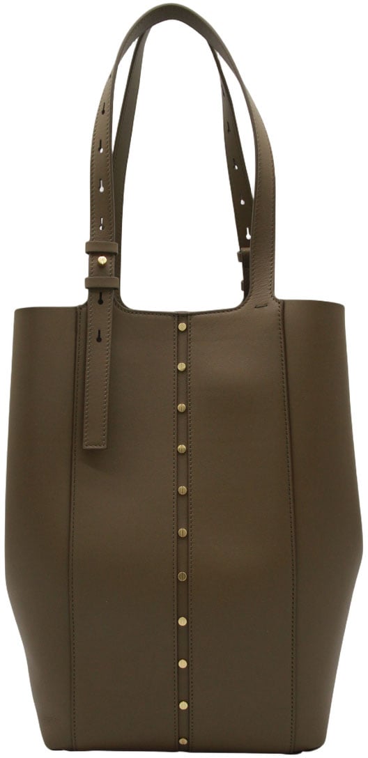Golden Goose Structured Tote Bag With Gold-Tone Accents Zwart