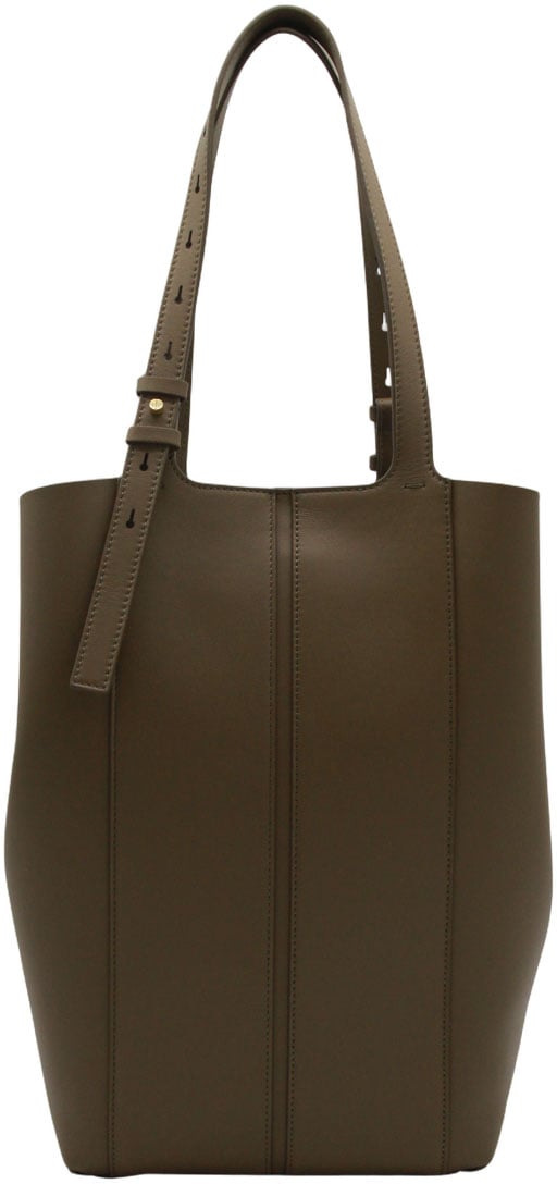 Golden Goose Structured Tote Bag With Gold-Tone Accents Zwart