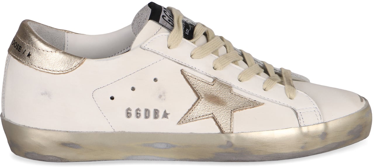 Golden Goose Superstar leather low-top sneakers Wit