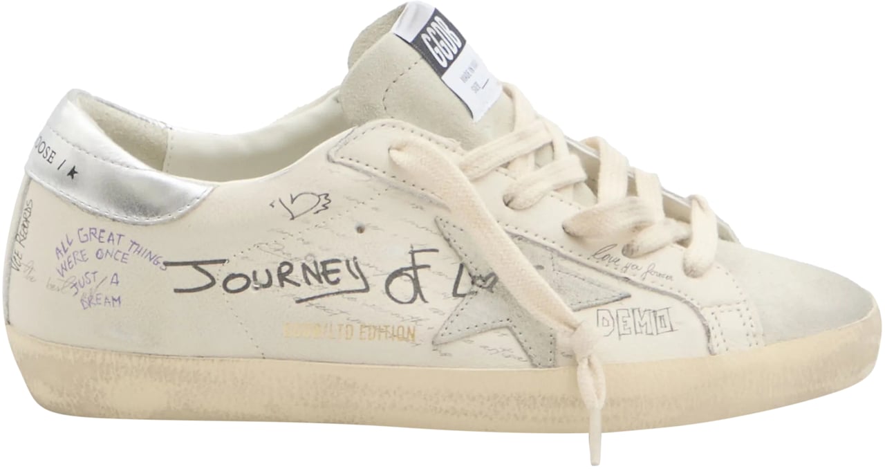 Golden Goose Sneakers Whiteicesilver Zilver