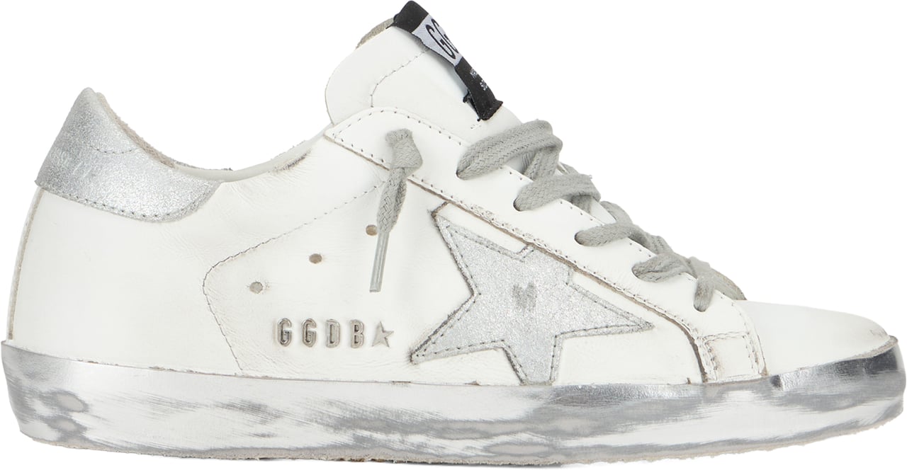 Golden Goose Classic sneakers with distinctive details Zilver
