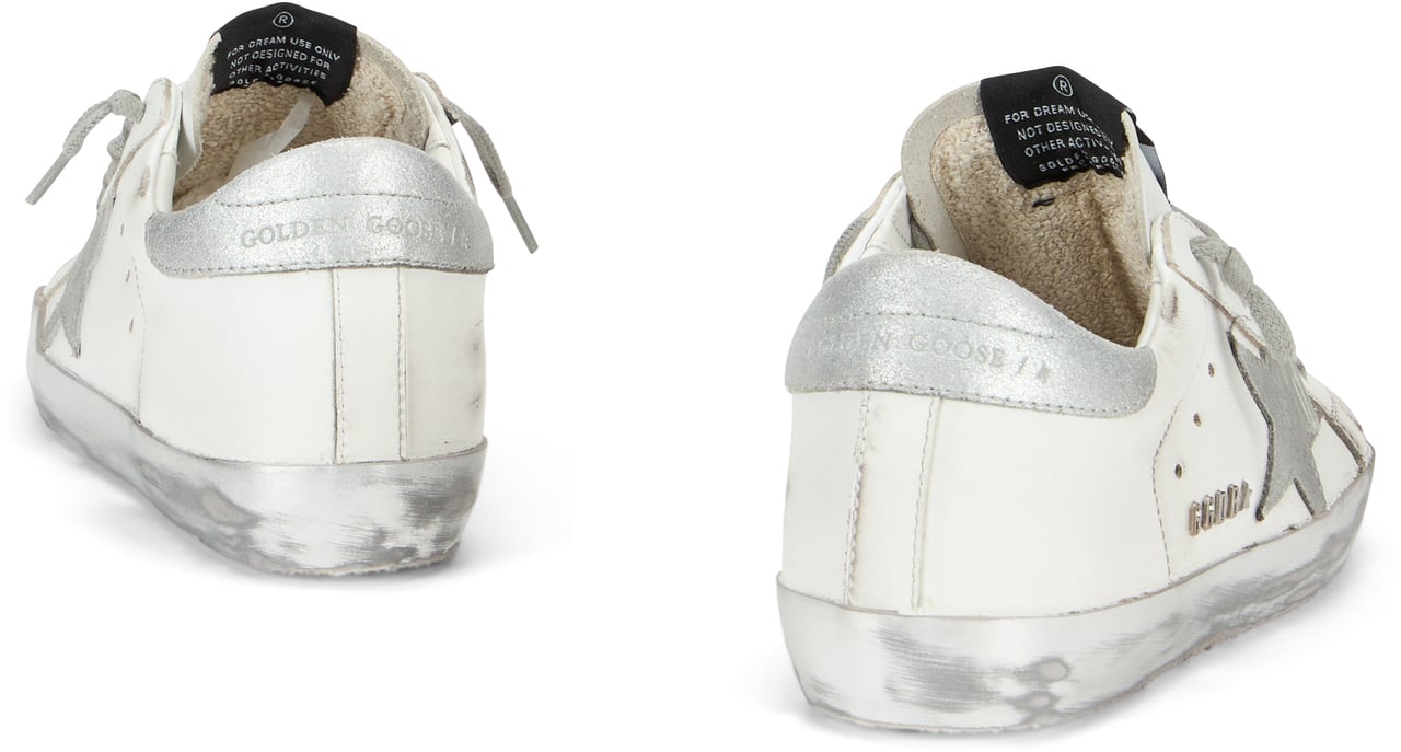 Golden Goose Classic sneakers with distinctive details Zilver