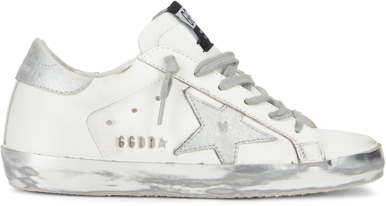 Golden Goose Classic sneakers with distinctive details Zilver