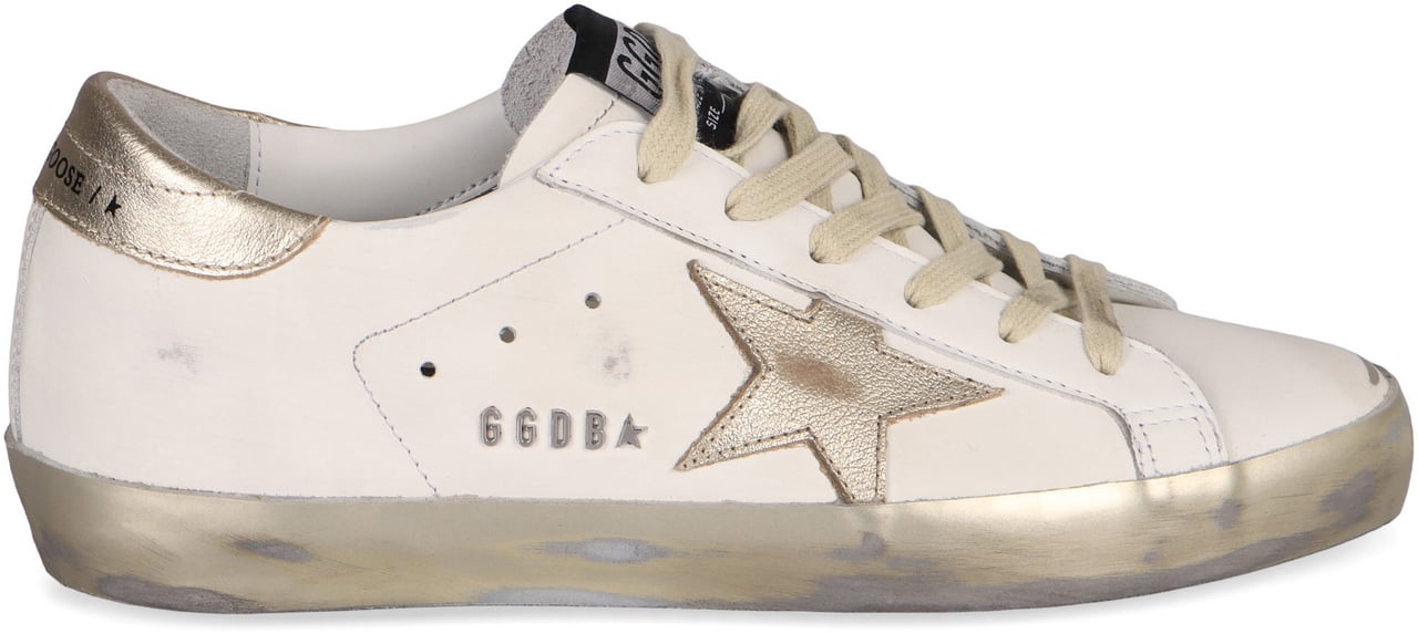 Golden Goose Superstar leather low-top sneakers Wit