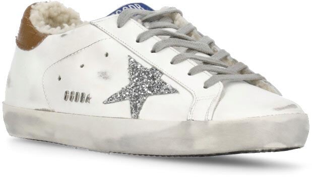 Golden Goose Sneakers Whitesilvertaupebeige Wit
