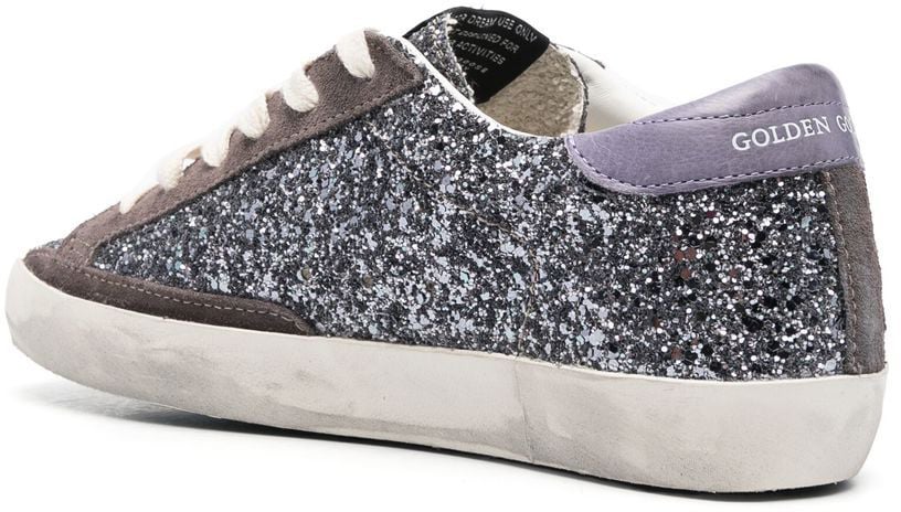 Golden Goose Sneakers Lighy Antracitepurplegrey Paars