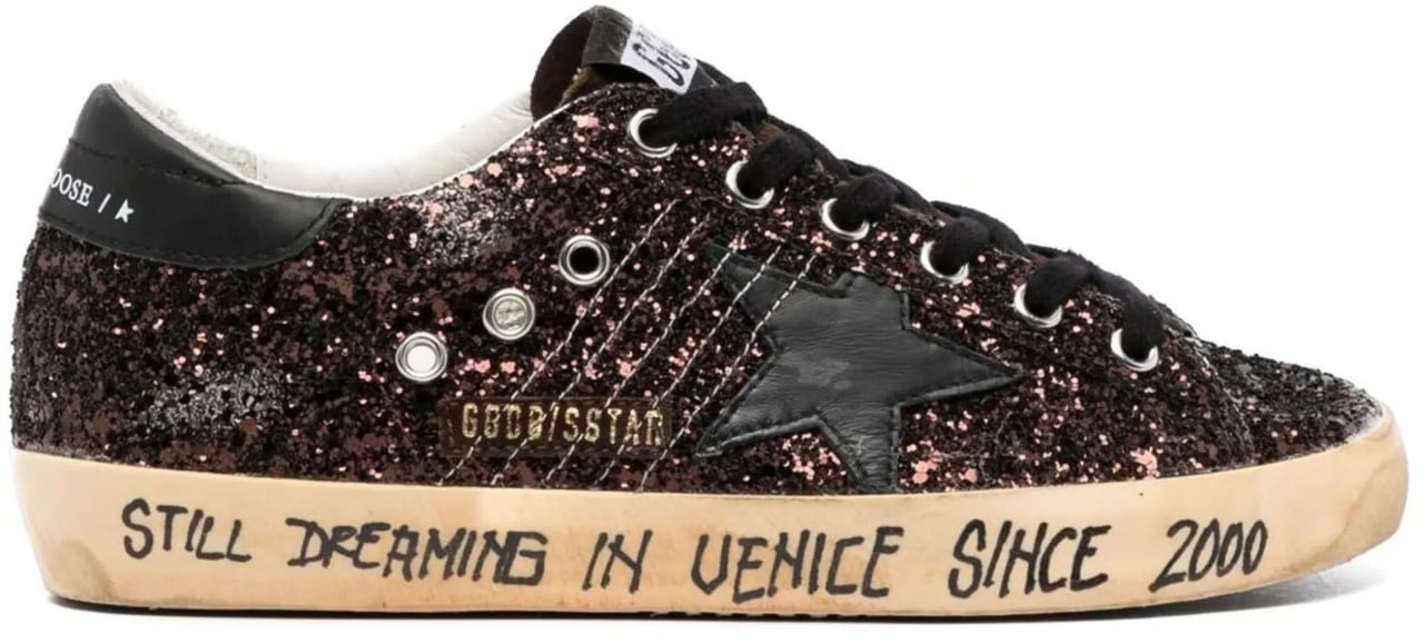 Golden Goose Sneakers Coffee Brownchocolateblack Bruin