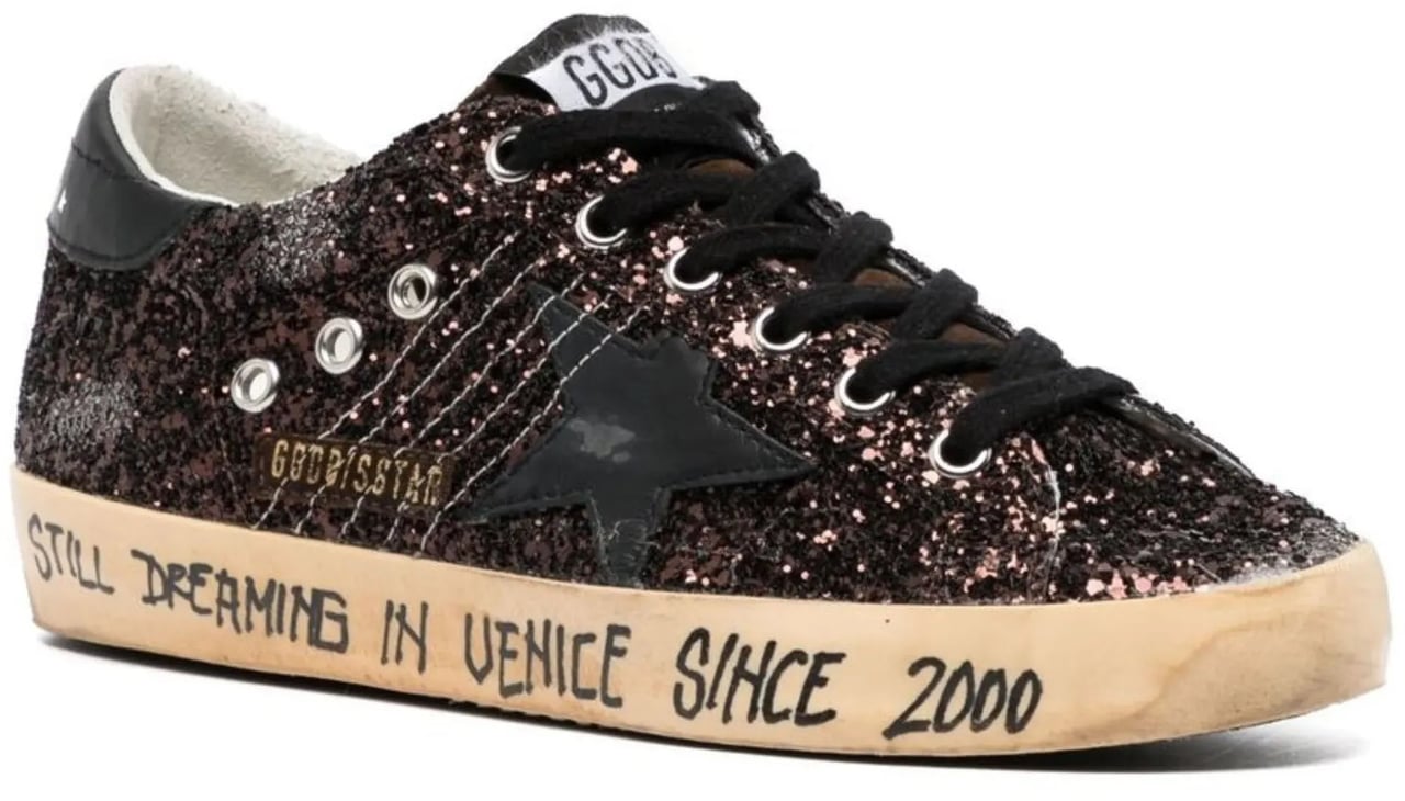 Golden Goose Sneakers Coffee Brownchocolateblack Bruin