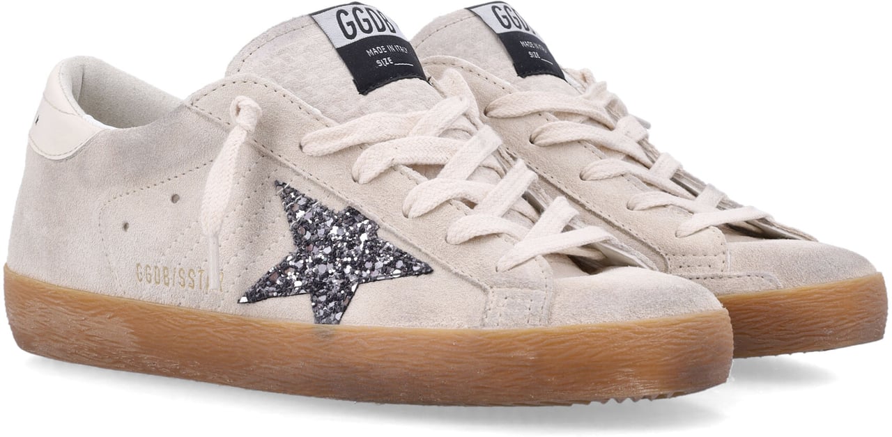 Golden Goose Super Star Pearl/Antracite Wit