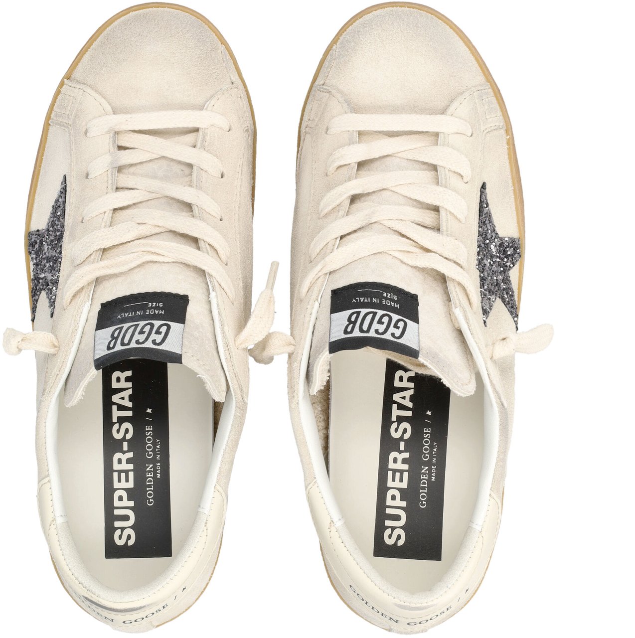 Golden Goose Super Star Pearl/Antracite Wit