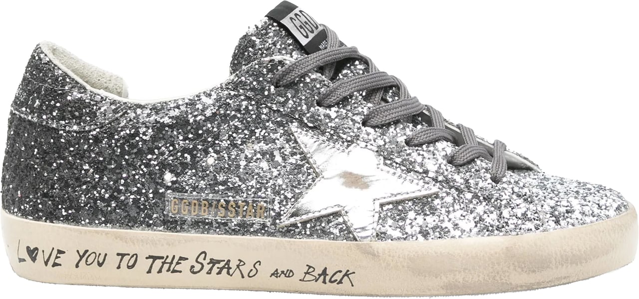 Golden Goose Sneakers Silver / Black Zilver