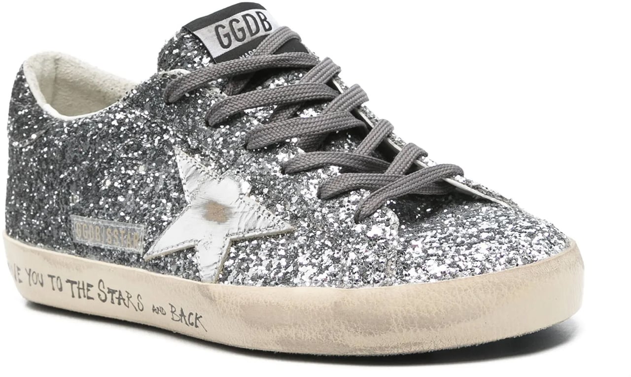 Golden Goose Sneakers Silver / Black Zilver