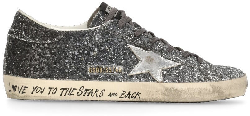 Golden Goose Sneakers Silver Zilver