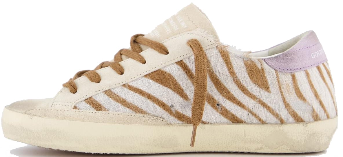 Golden Goose Dames Super-Star Sneaker Wit/Bruin Wit