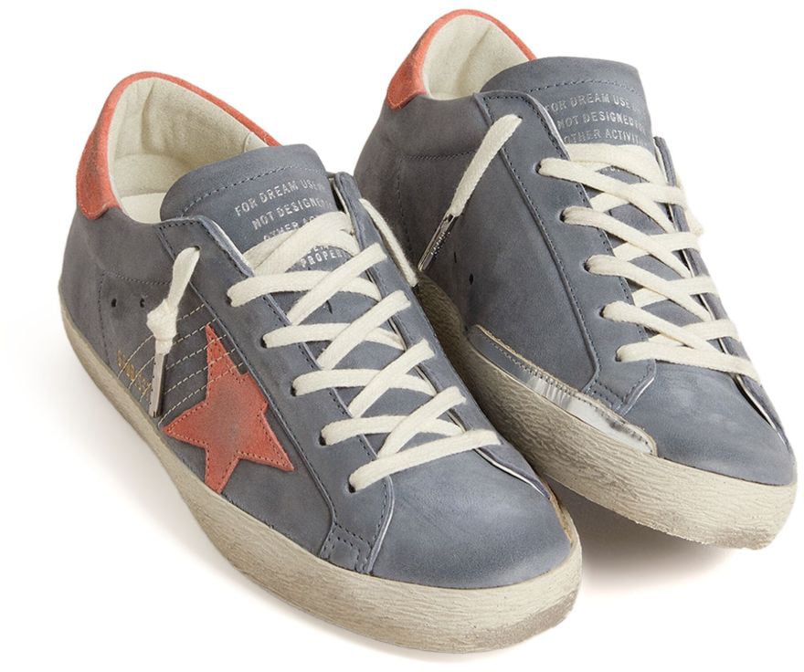 Golden Goose Sneakers Light Bluepink Divers