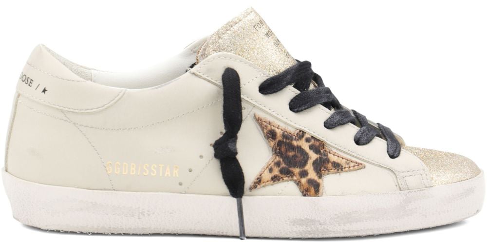 Golden Goose Sneakers Lightbeigedark Rted Beige