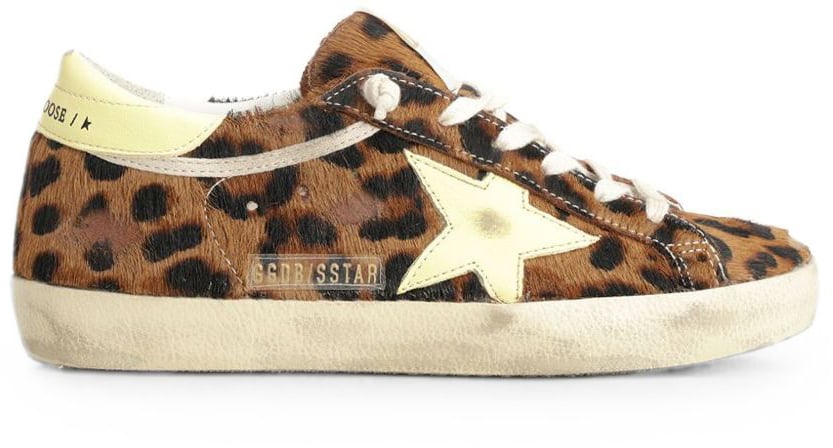Golden Goose Sneakers Leopard Print Dierenprint