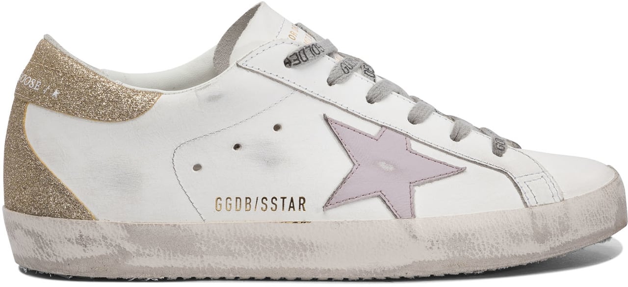 Golden Goose "Super-Star" sneakers Wit