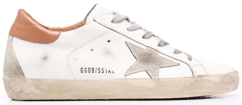 Golden Goose Sneakers Whiteicelight Brown Bruin