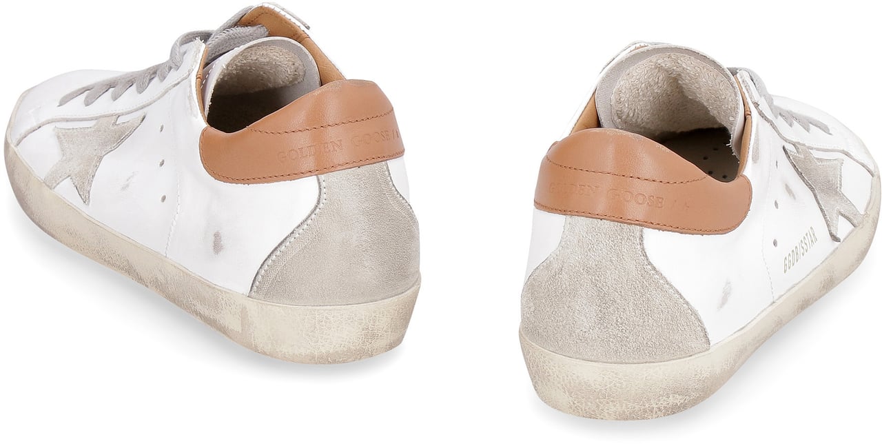 Golden Goose Superstar leather low-top sneakers Wit