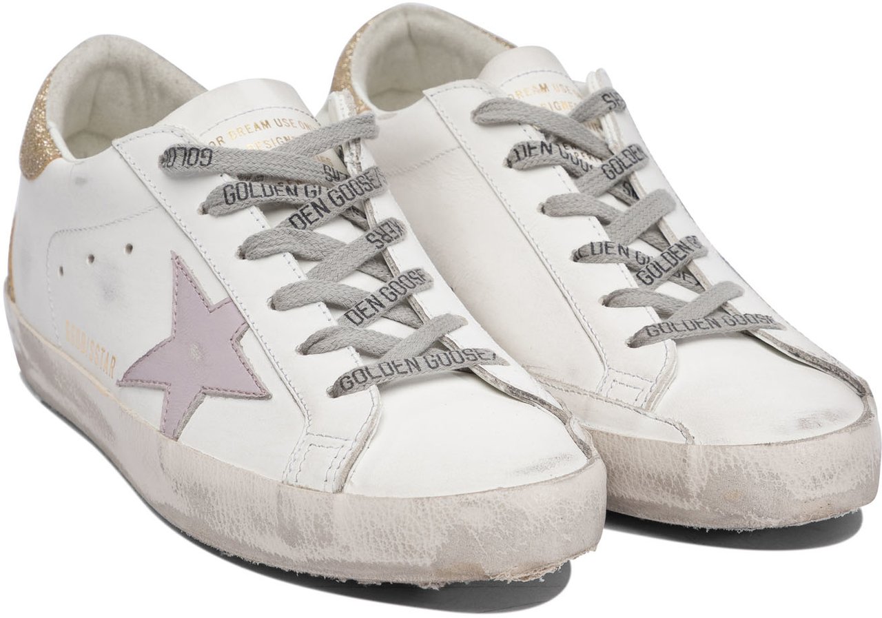 Golden Goose "Super-Star" sneakers Wit