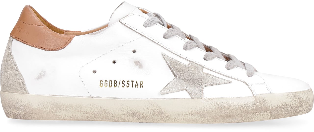 Golden Goose Superstar leather low-top sneakers Wit