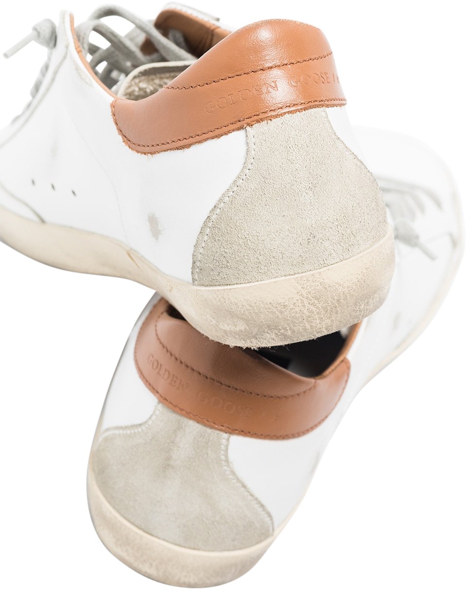 Golden Goose Sneakers Leather Brown Bruin