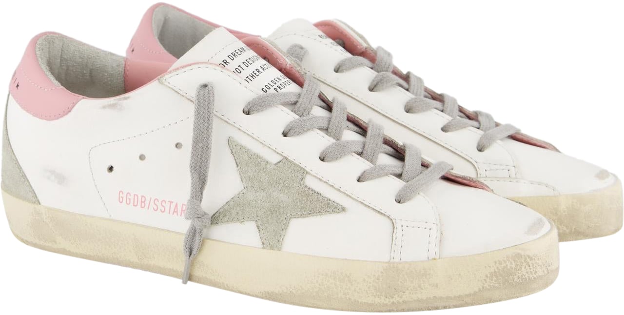 Golden Goose Dames Super-Star Sneaker Wit/Roze Wit