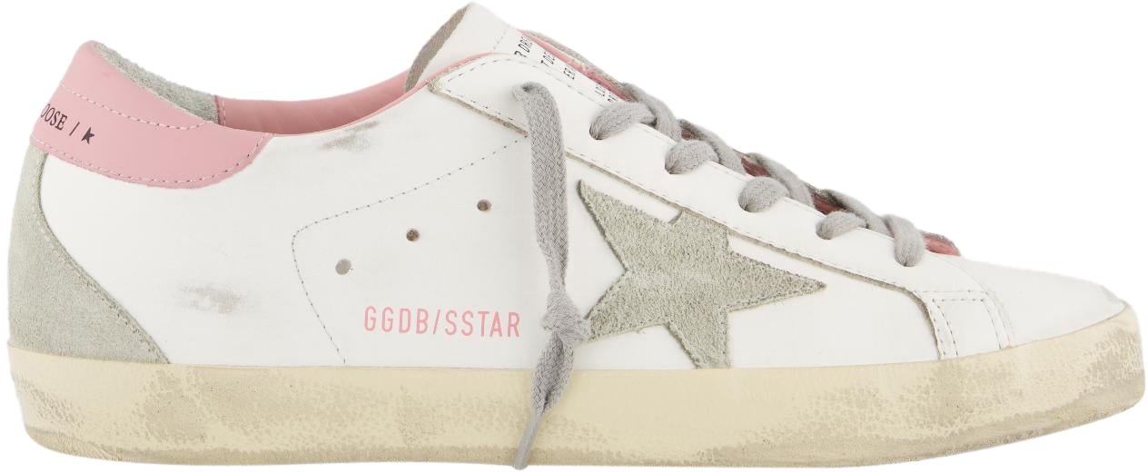 Golden Goose Dames Super-Star Sneaker Wit/Roze Wit