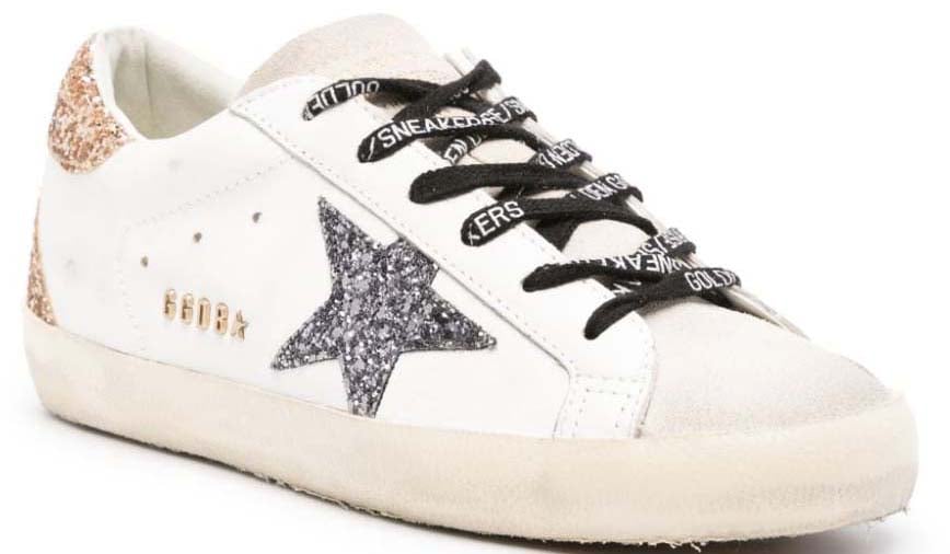Golden Goose Sneakers Optic White Black Gold Wit