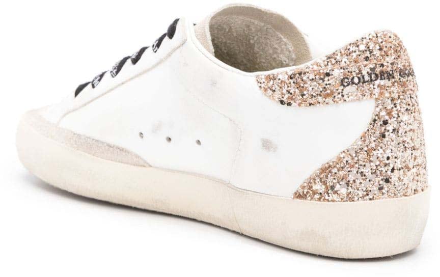 Golden Goose Sneakers Optic White Black Gold Wit