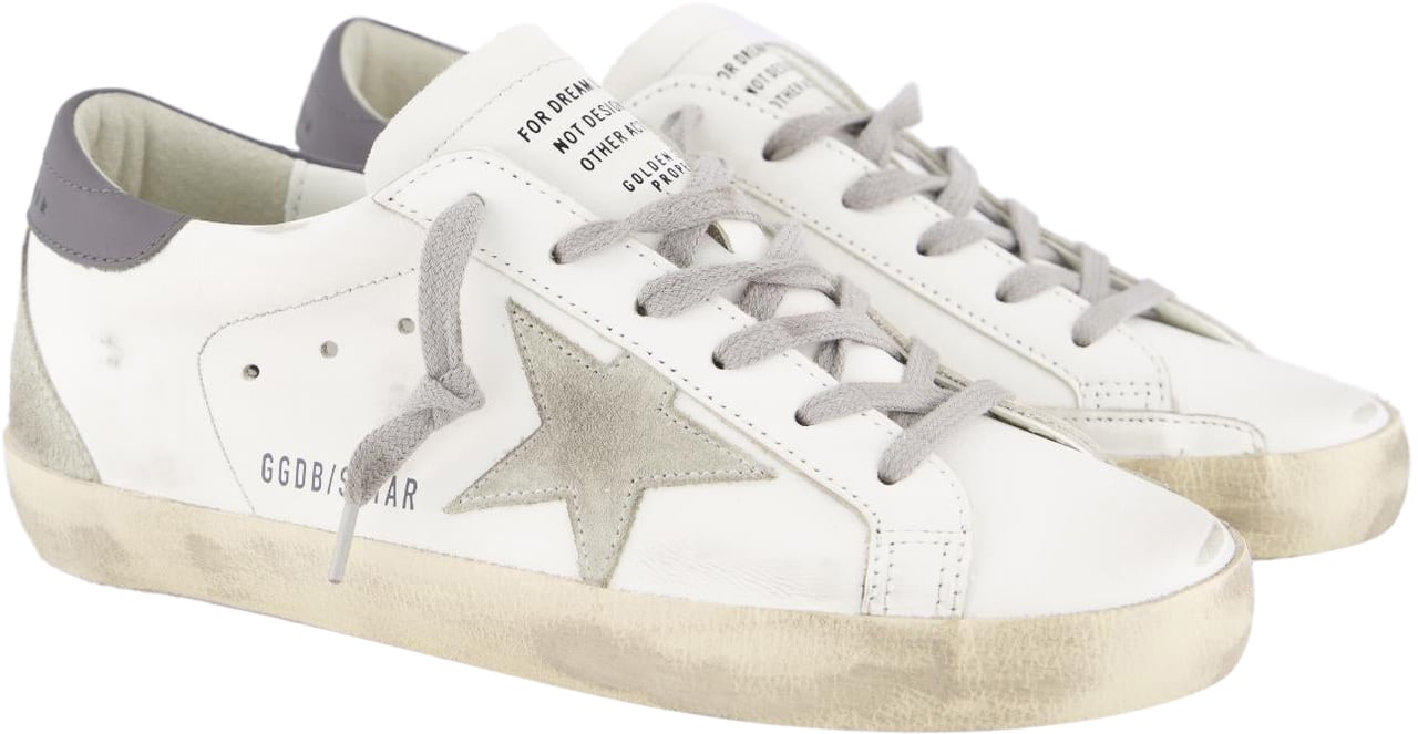 Golden Goose Dames Super-Star Sneaker Wit/Grijs Wit