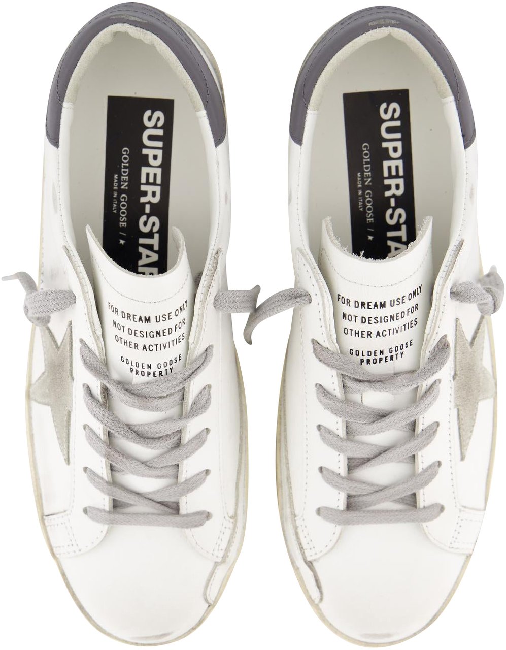 Golden Goose Dames Super-Star Sneaker Wit/Grijs Wit