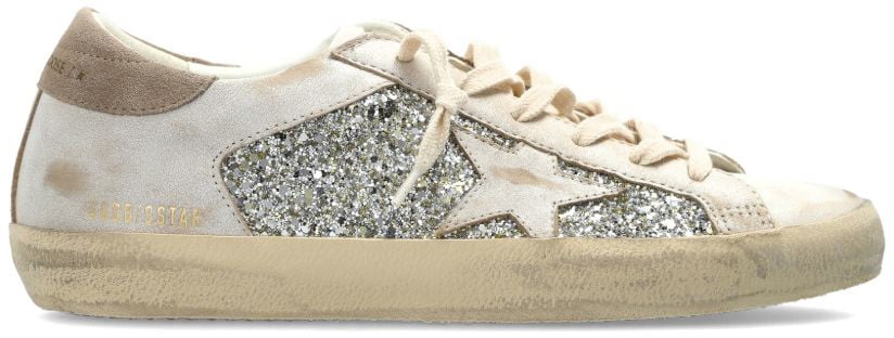 Golden Goose Sneakers Silver Zilver