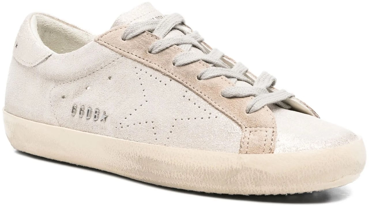 Golden Goose Sneakers Platinium / Beige Wit