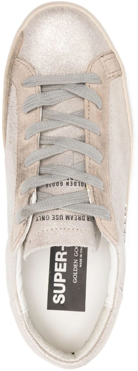 Golden Goose Sneakers Platinium / Beige Wit