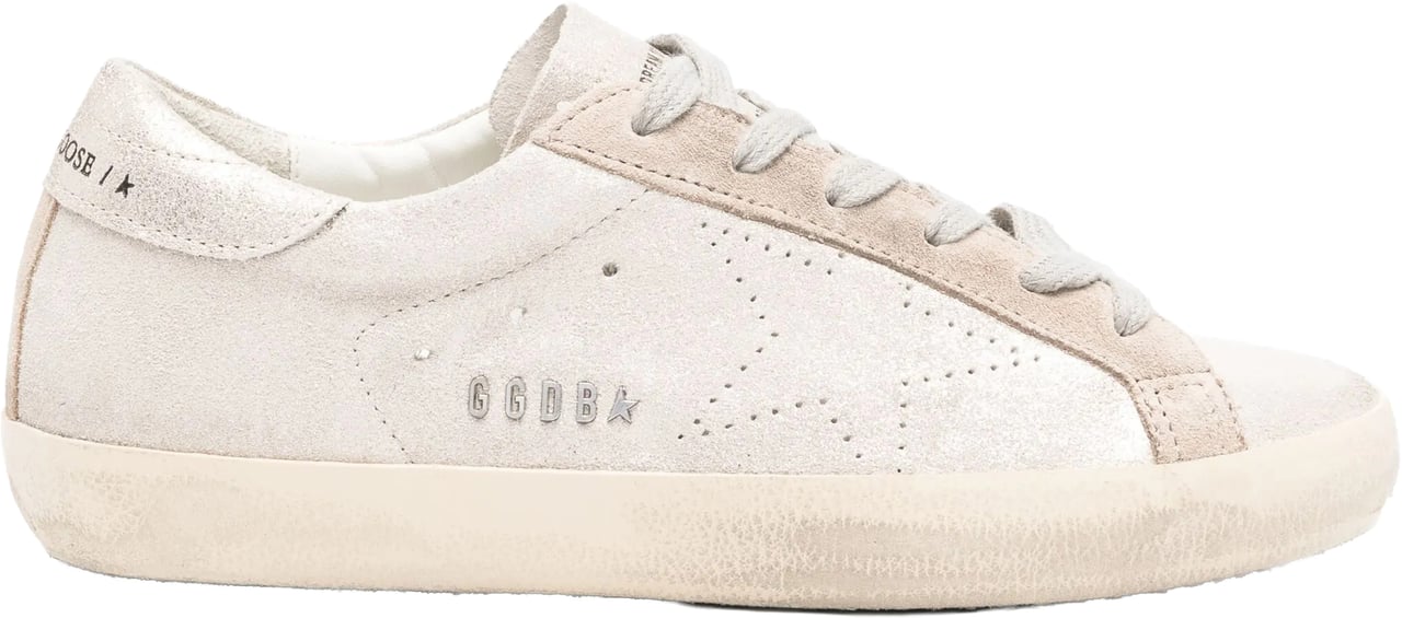 Golden Goose Sneakers Platinium / Beige Wit