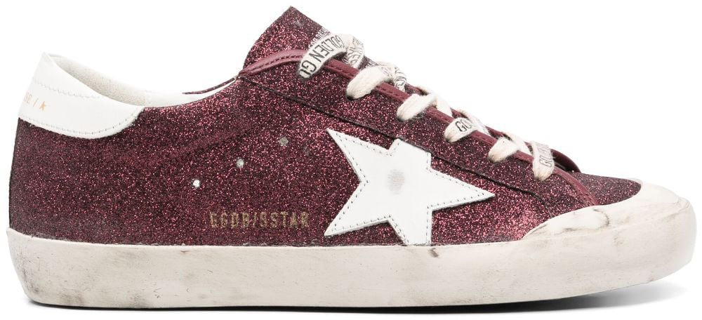 Golden Goose Sneakers Bordeauxwhite Rood