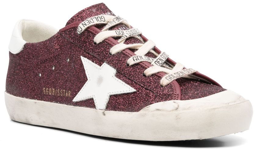 Golden Goose Sneakers Bordeauxwhite Rood